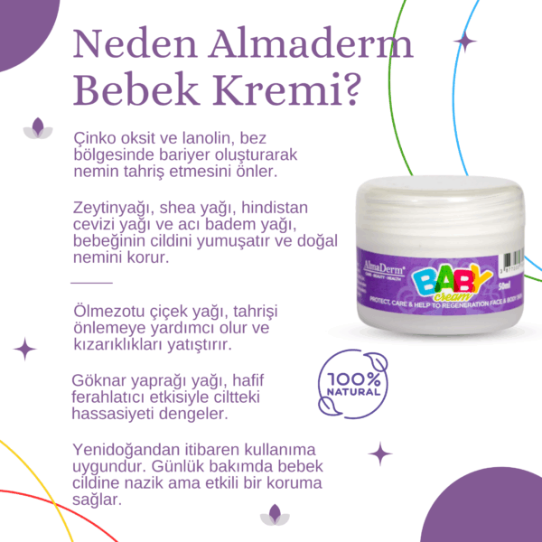Almaderm Bebek Kremi - Baby Cream - Görsel 2