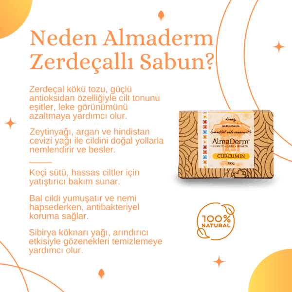 Zerdeçallı Doğal Sabun - Turmeric Soap - Görsel 2