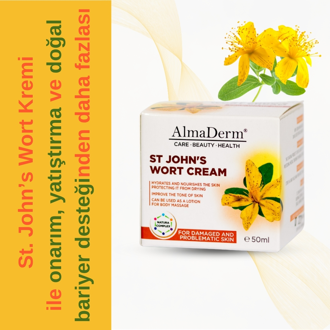 Sarı Kantaron Çiçeği Özlü Doğal Krem - St. Jons Wort's Cream