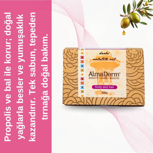 Argan Yağlı Doğal Sabun - Body and Hair Soap with Argan Oil