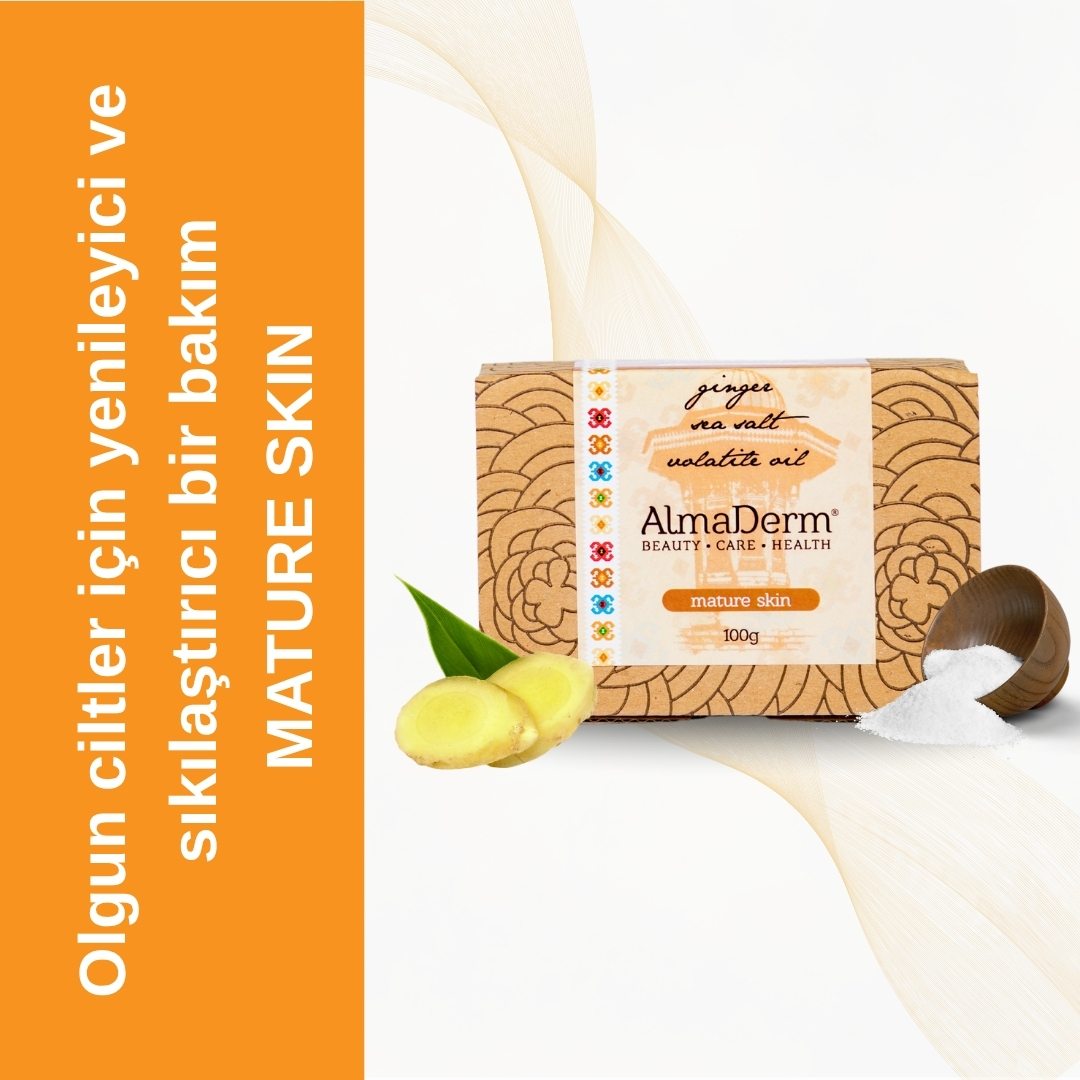 Zencefilli Doğal Sabun - Mature Skin Soap with Ginger