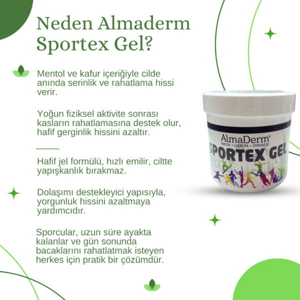 Kas Ağrılarını Azaltmaya Yardımcı Krem - Sportex Gel - Görsel 2