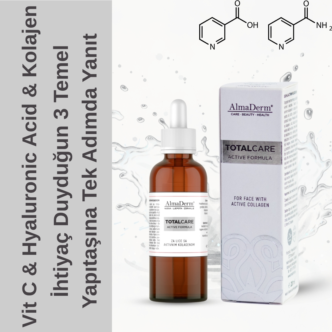 Aktif Kolajenli Yüz Serumu - Total Care Serum for Face with Active Collagen
