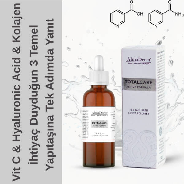 Aktif Kolajenli Yüz Serumu - Total Care Serum for Face with Active Collagen